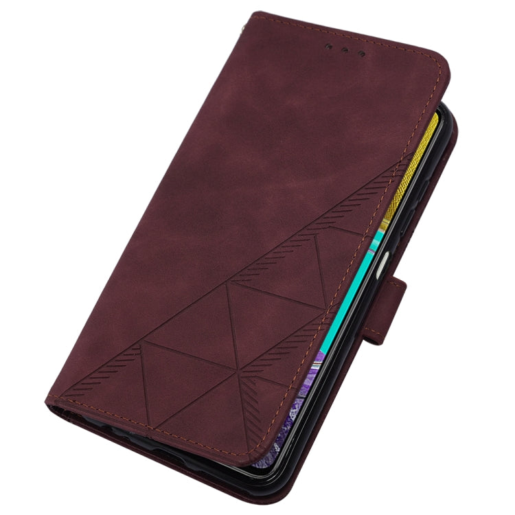 For Samsung Galaxy M53 5G Crossbody 3D Embossed Flip Leather Phone Case