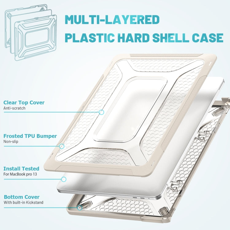 TPU + PC Laptop Protective Case For MacBook Pro 13.3 inch 2020 / 2018