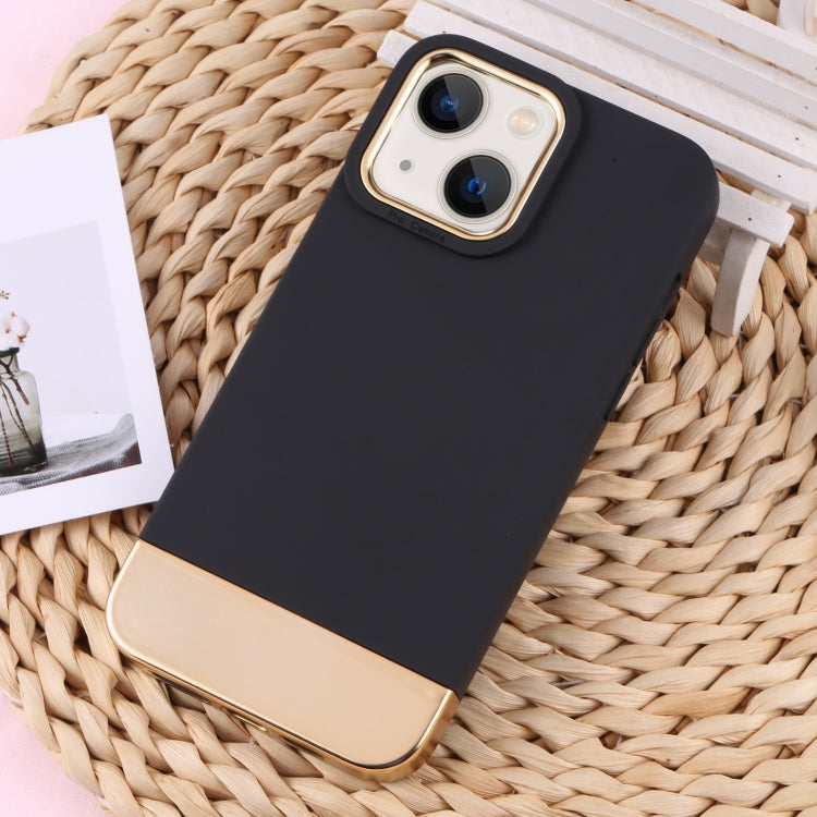 For iPhone 13 TPU + Electroplated PC Phone Case