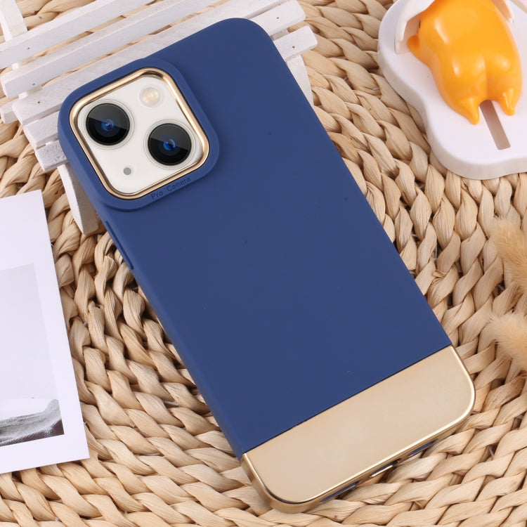 For iPhone 13 TPU + Electroplated PC Phone Case