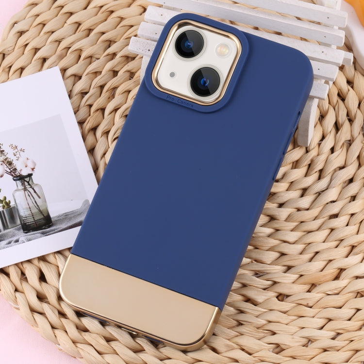For iPhone 13 TPU + Electroplated PC Phone Case