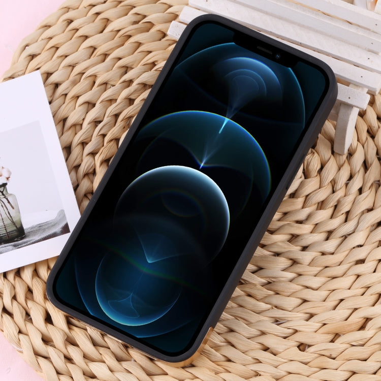 For iPhone 12 Pro Max TPU + Electroplated PC Phone Case