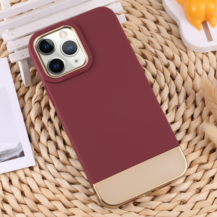 For iPhone 11 Pro Max TPU + Electroplated PC Phone Case