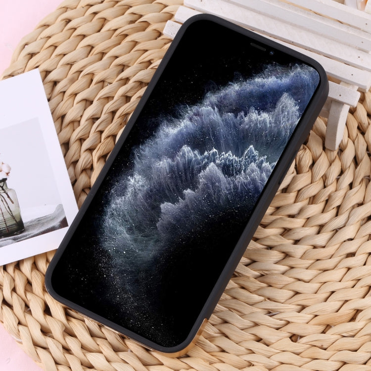 For iPhone 11 Pro TPU + Electroplated PC Phone Case