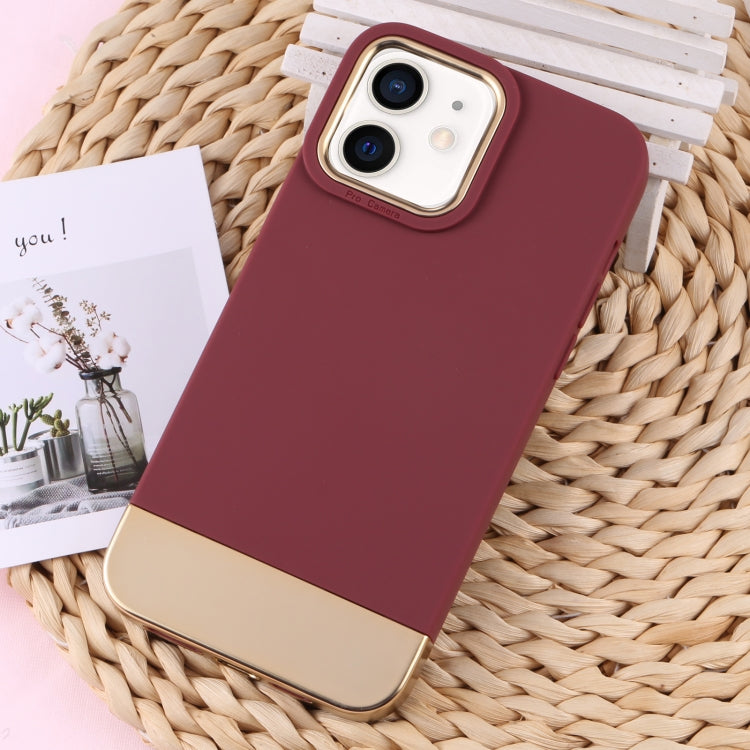 For iPhone 11 TPU + Electroplated PC Phone Case