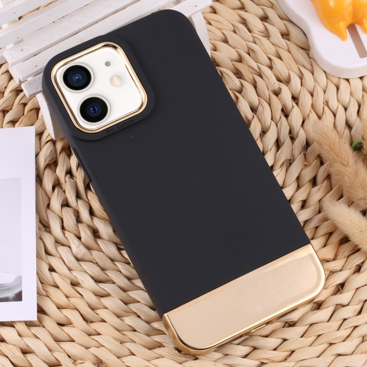For iPhone 11 TPU + Electroplated PC Phone Case
