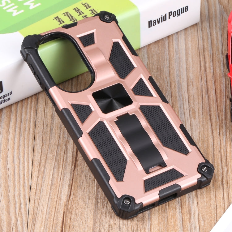 For Motorola Edge 30 Pro Shockproof TPU + PC Magnetic Protective Phone Case with Holder
