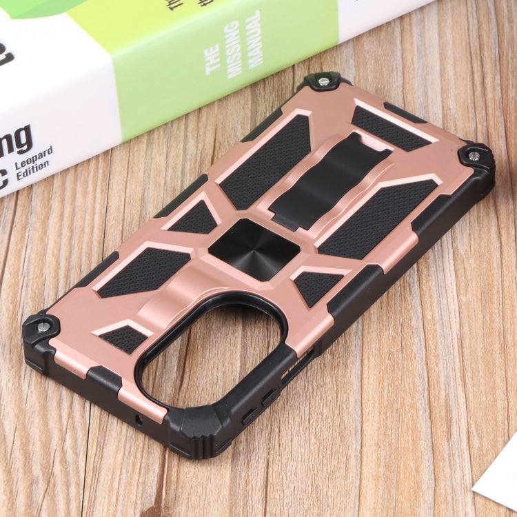 For Motorola Edge 30 Pro Shockproof TPU + PC Magnetic Protective Phone Case with Holder