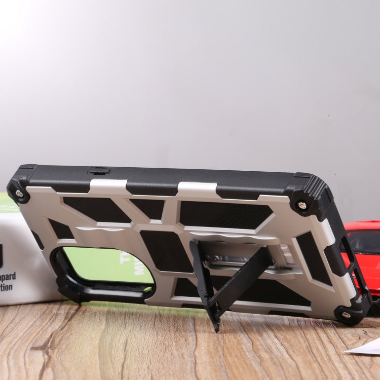 For Motorola Edge 30 Pro Shockproof TPU + PC Magnetic Protective Phone Case with Holder
