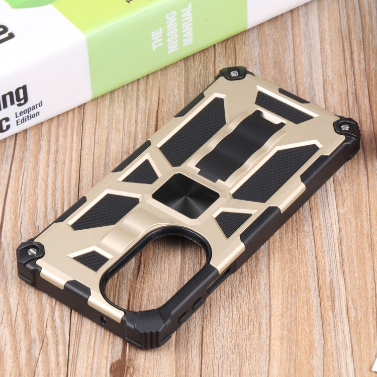 For Motorola Edge 30 Pro Shockproof TPU + PC Magnetic Protective Phone Case with Holder