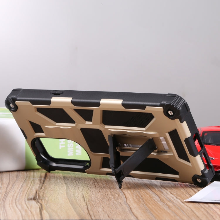For Motorola Edge 30 Pro Shockproof TPU + PC Magnetic Protective Phone Case with Holder