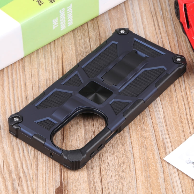 For Motorola Edge 30 Pro Shockproof TPU + PC Magnetic Protective Phone Case with Holder