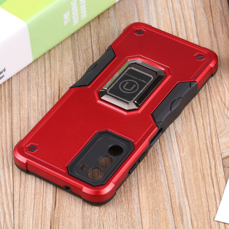 For Samsung Galaxy A03s 165.8mm Ring Holder Non-slip Armor Phone Case