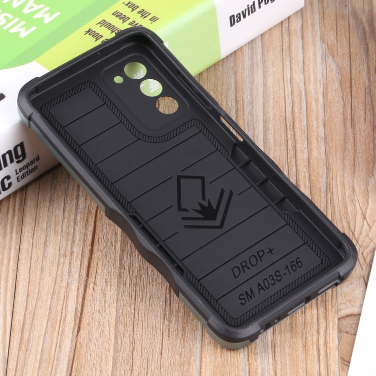 For Samsung Galaxy A03s 165.8mm Ring Holder Non-slip Armor Phone Case