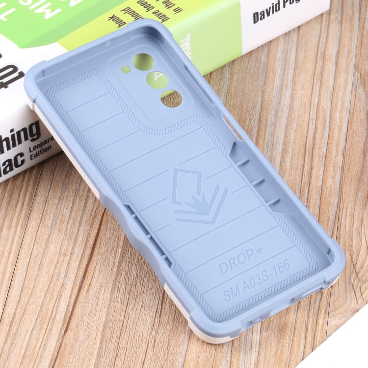 For Samsung Galaxy A03s 165.8mm Ring Holder Non-slip Armor Phone Case