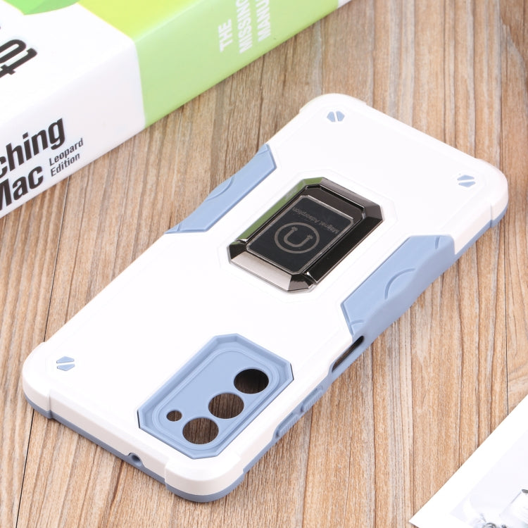 For Samsung Galaxy A03s 165.8mm Ring Holder Non-slip Armor Phone Case