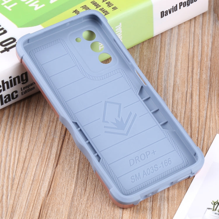For Samsung Galaxy A03s 165.8mm Ring Holder Non-slip Armor Phone Case