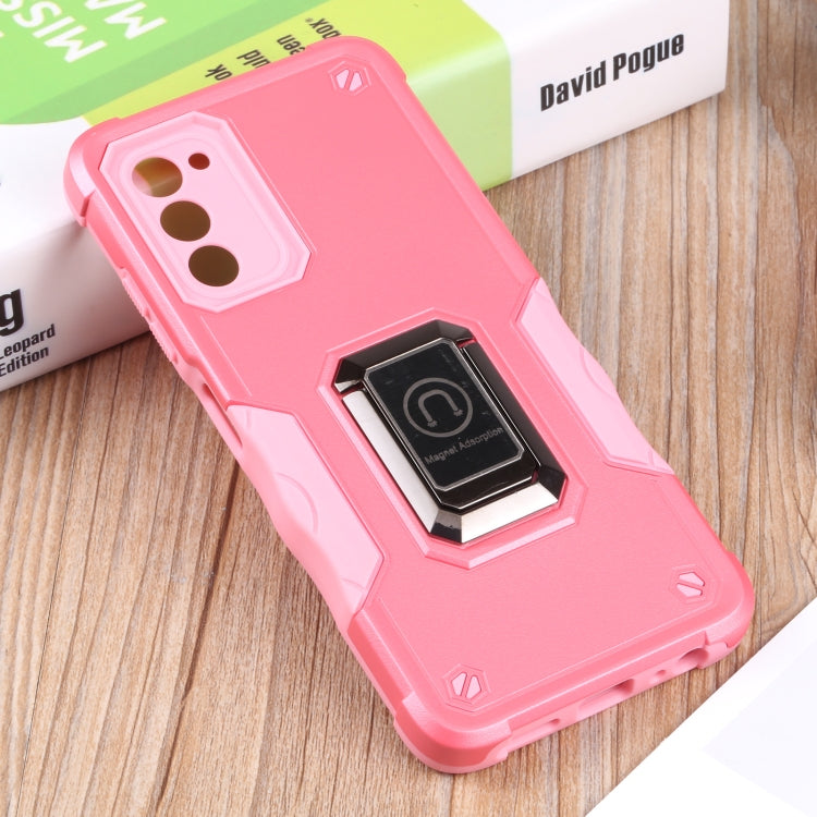 For Samsung Galaxy A03s 165.8mm Ring Holder Non-slip Armor Phone Case