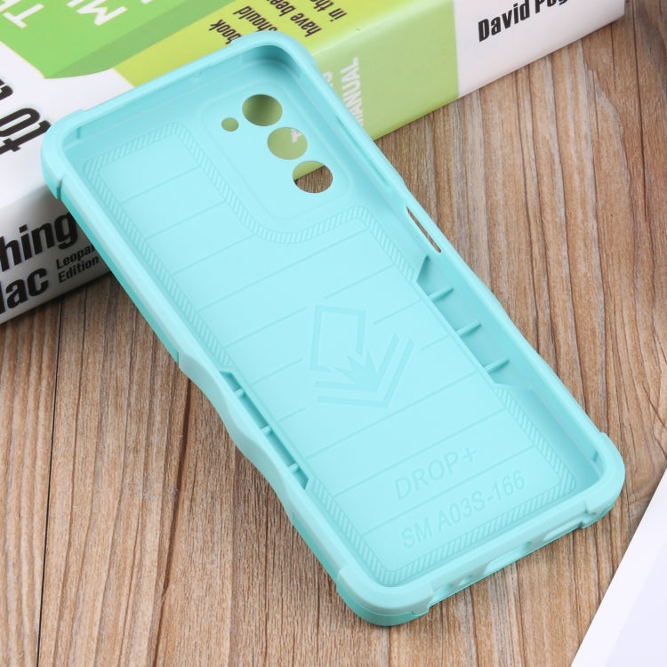 For Samsung Galaxy A03s 165.8mm Ring Holder Non-slip Armor Phone Case
