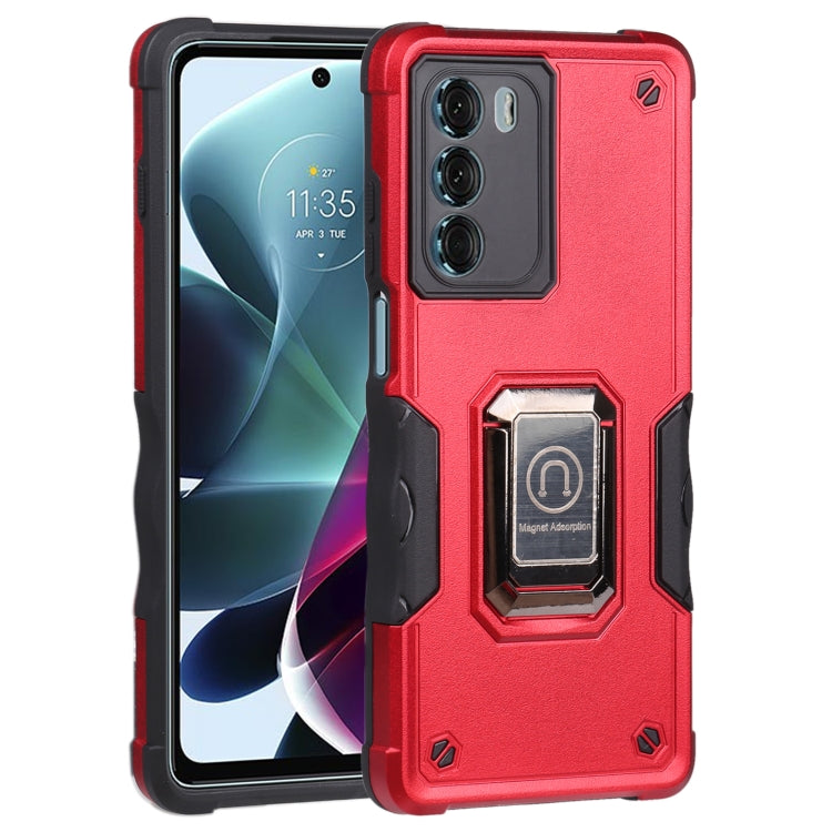 For Motorola Moto G200 5G Ring Holder Non-slip Armor Phone Case