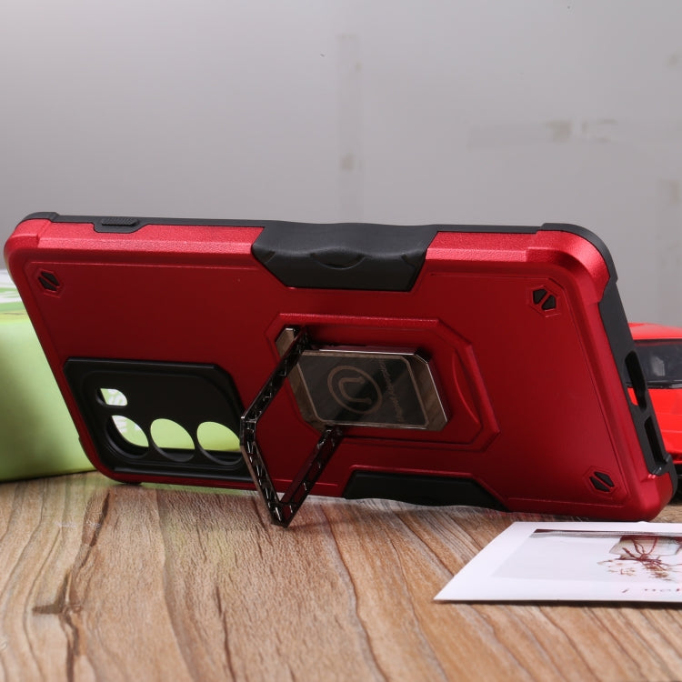 For Motorola Moto G200 5G Ring Holder Non-slip Armor Phone Case