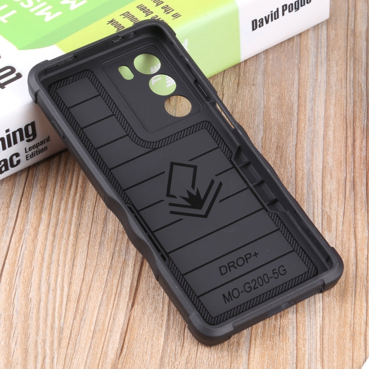 For Motorola Moto G200 5G Ring Holder Non-slip Armor Phone Case