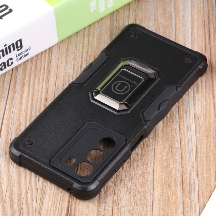 For Motorola Moto G200 5G Ring Holder Non-slip Armor Phone Case