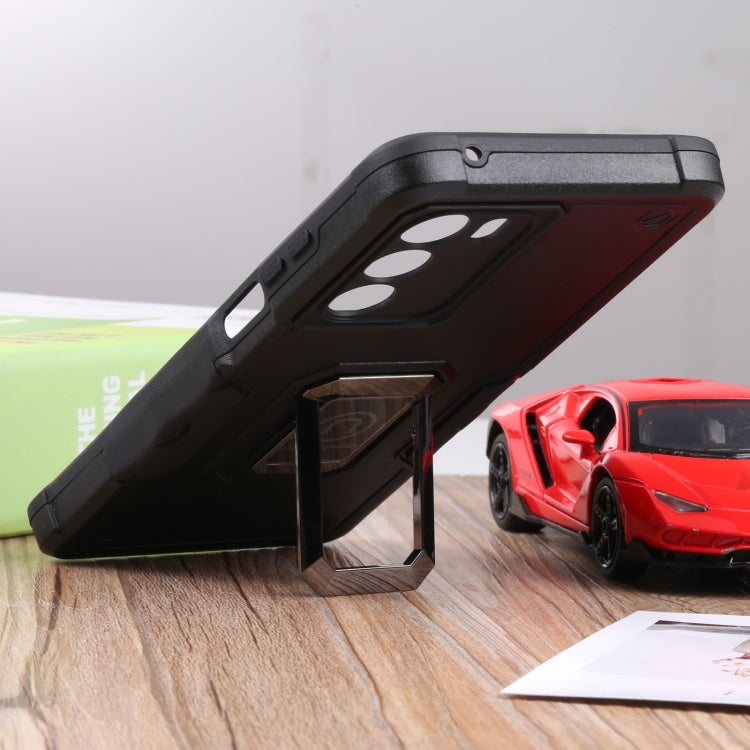 For Motorola Moto G200 5G Ring Holder Non-slip Armor Phone Case