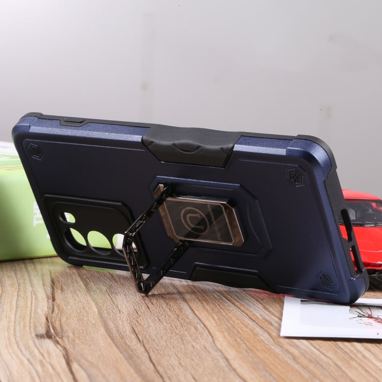 For Motorola Moto G200 5G Ring Holder Non-slip Armor Phone Case