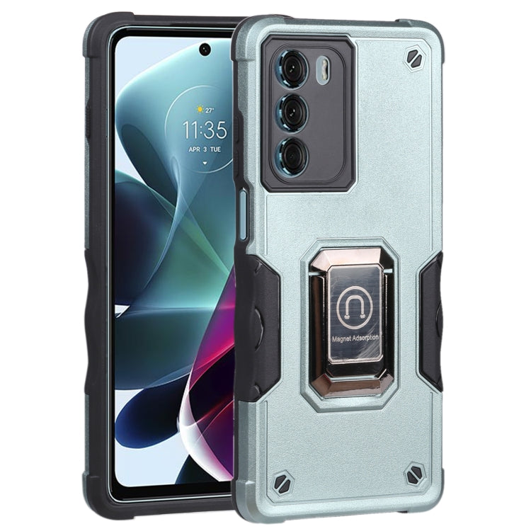 For Motorola Moto G200 5G Ring Holder Non-slip Armor Phone Case