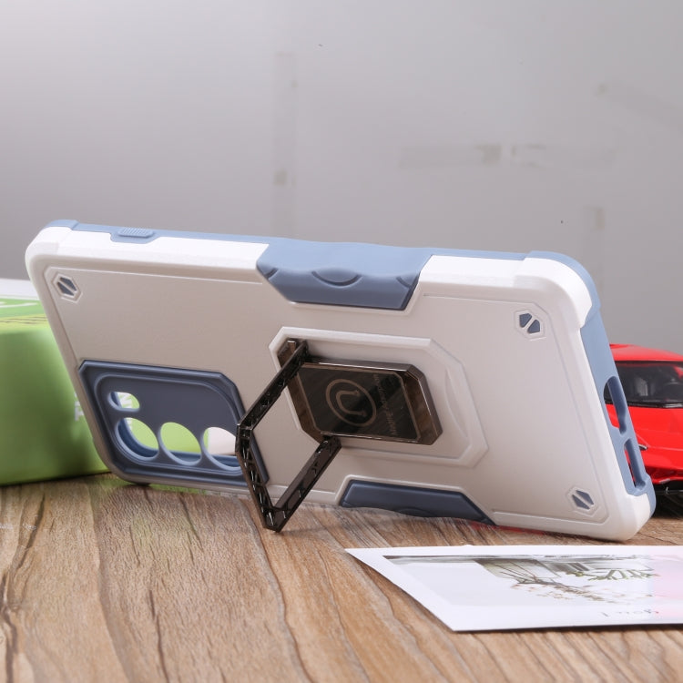 For Motorola Moto G200 5G Ring Holder Non-slip Armor Phone Case
