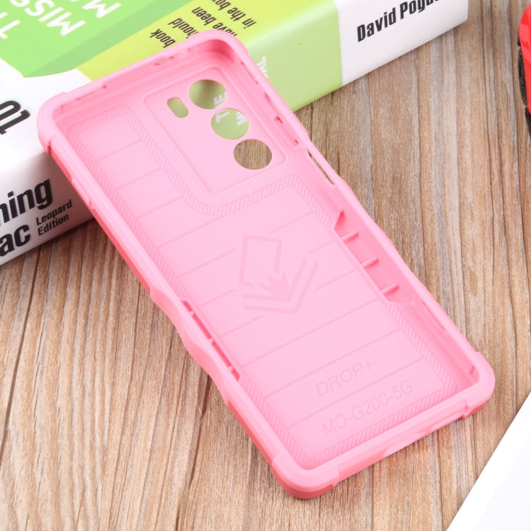 For Motorola Moto G200 5G Ring Holder Non-slip Armor Phone Case