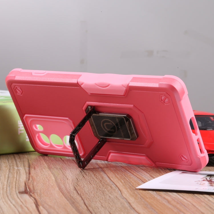 For Motorola Moto G200 5G Ring Holder Non-slip Armor Phone Case