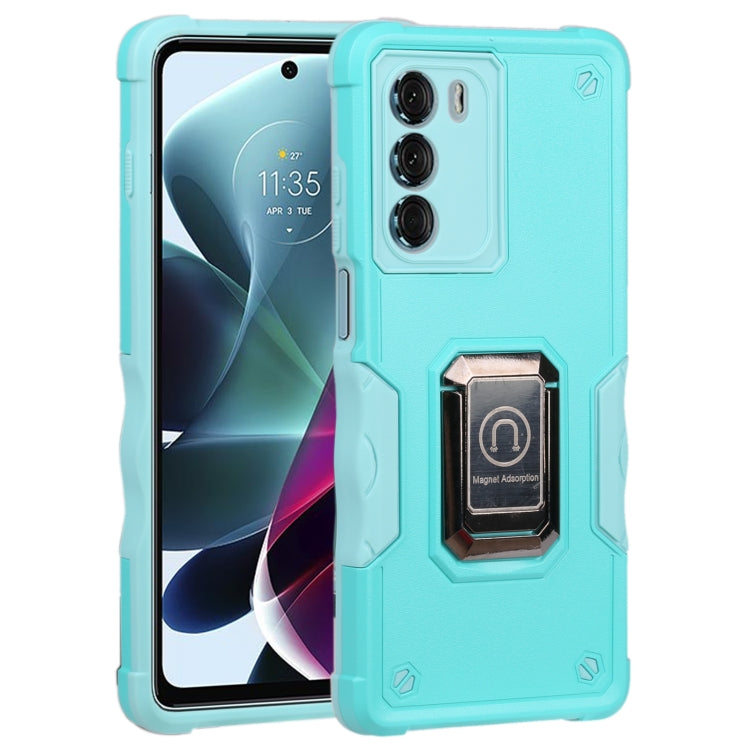 For Motorola Moto G200 5G Ring Holder Non-slip Armor Phone Case