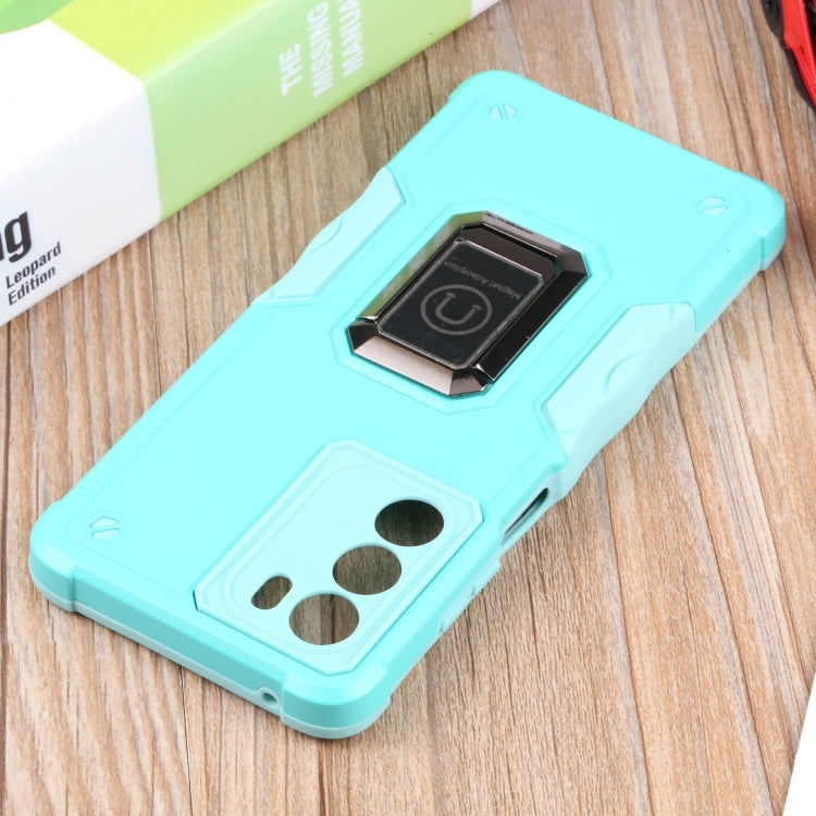 For Motorola Moto G200 5G Ring Holder Non-slip Armor Phone Case