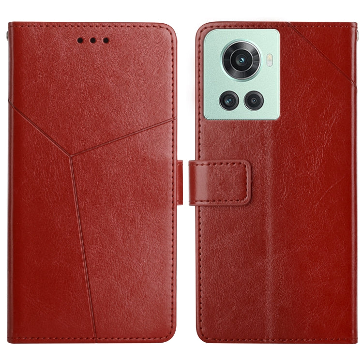 For OnePlus 10R/ACE Y Stitching Horizontal Flip Leather Phone Case