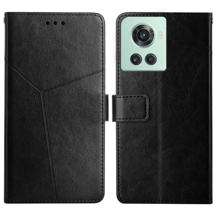 For OnePlus 10R/ACE Y Stitching Horizontal Flip Leather Phone Case