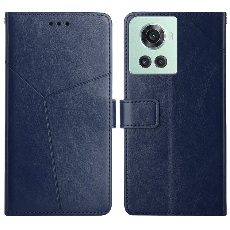 For OnePlus 10R/ACE Y Stitching Horizontal Flip Leather Phone Case
