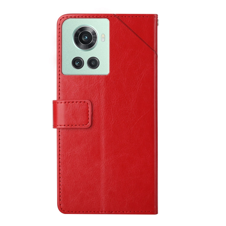 For OnePlus 10R/ACE Y Stitching Horizontal Flip Leather Phone Case
