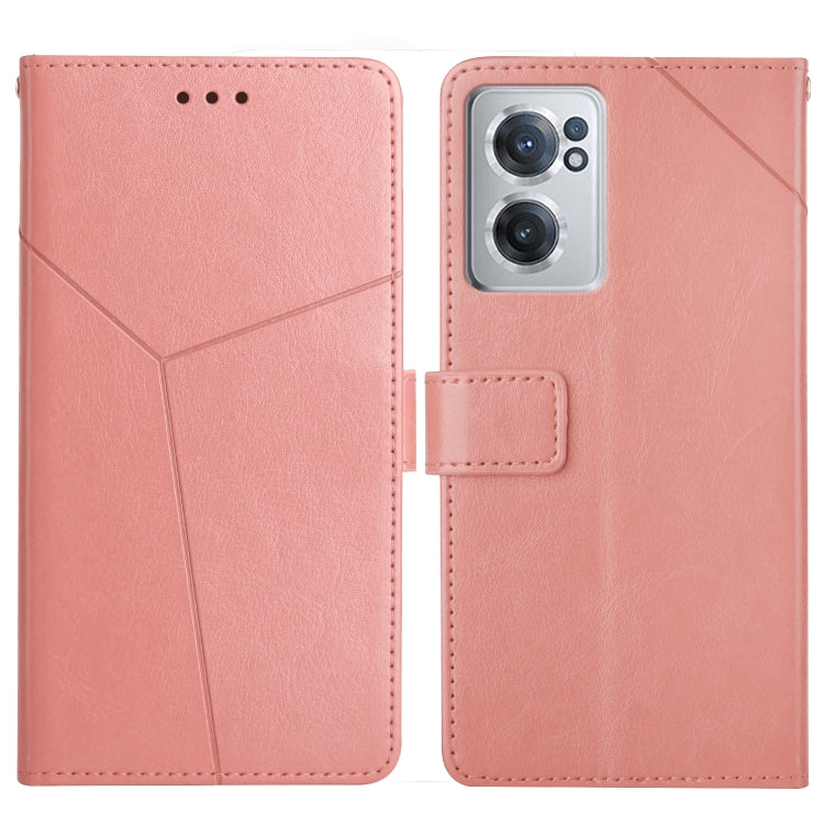 For OnePlus Nord CE 2 5G Y Stitching Horizontal Flip Leather Phone Case
