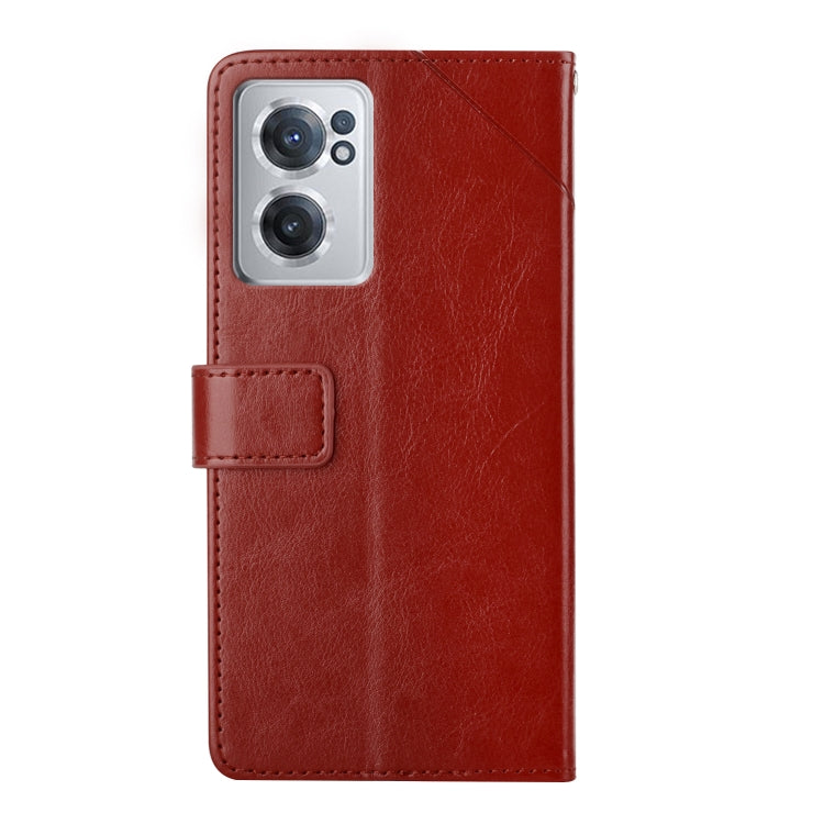 For OnePlus Nord CE 2 5G Y Stitching Horizontal Flip Leather Phone Case
