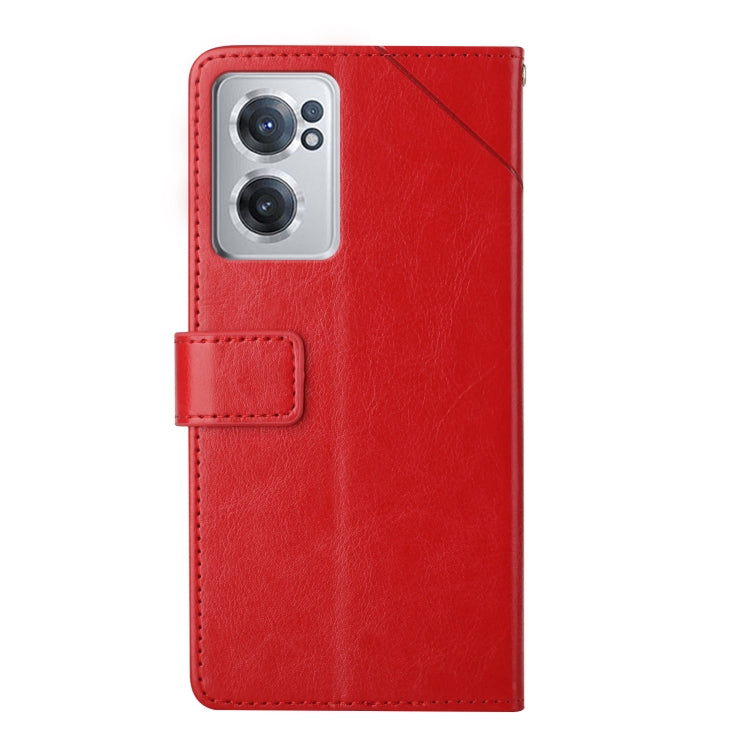 For OnePlus Nord CE 2 5G Y Stitching Horizontal Flip Leather Phone Case