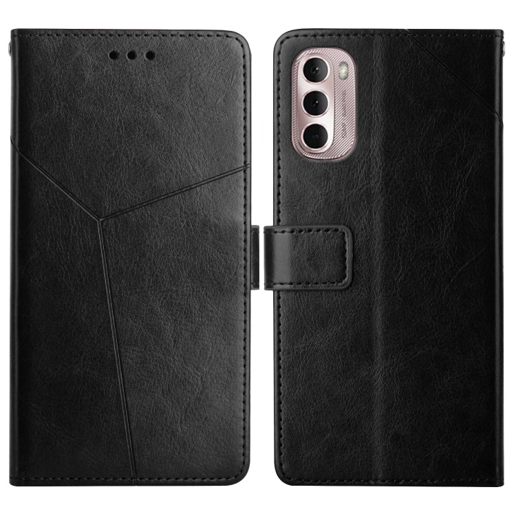 For Motorola Moto G Stylus 5G 2022 Y Stitching Horizontal Flip Leather Phone Case