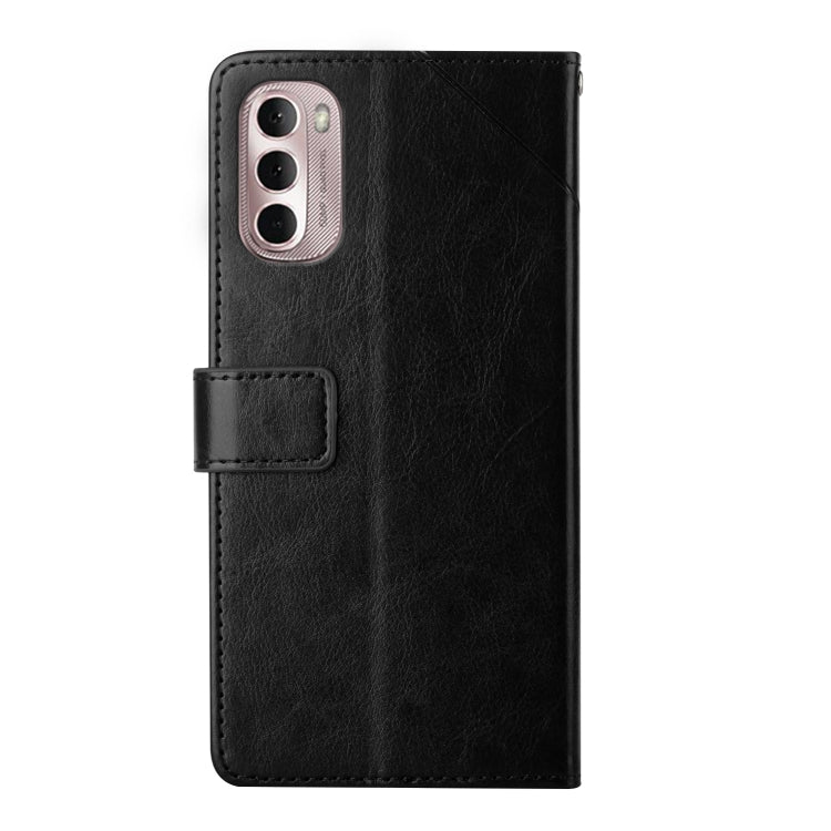 For Motorola Moto G Stylus 5G 2022 Y Stitching Horizontal Flip Leather Phone Case
