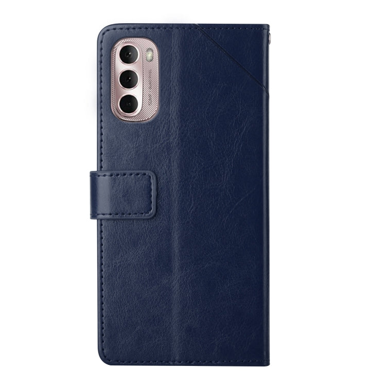 For Motorola Moto G Stylus 5G 2022 Y Stitching Horizontal Flip Leather Phone Case