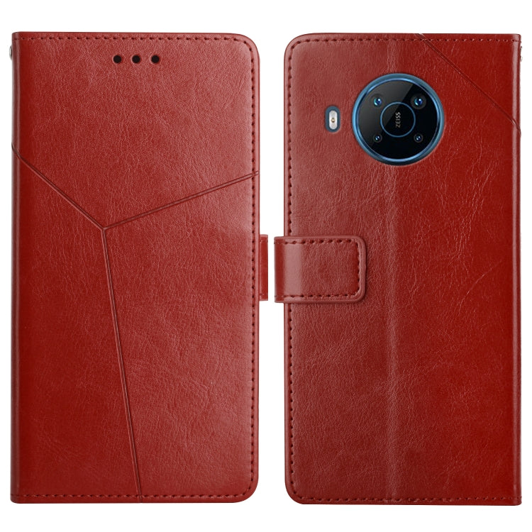 For Nokia X100 Y Stitching Horizontal Flip Leather Phone Case