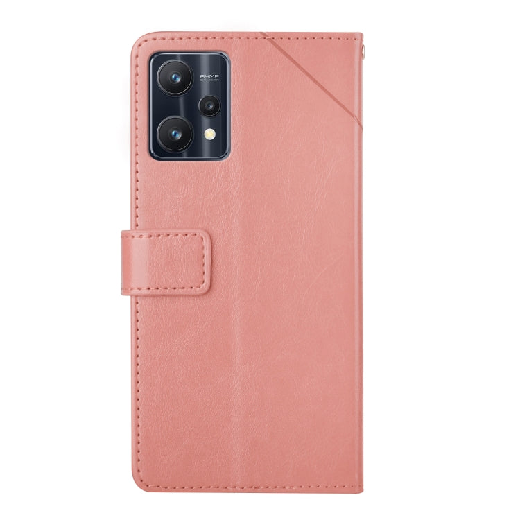 For OPPO Realme 9 Pro+/Realme 9 4G Y Stitching Horizontal Flip Leather Phone Case