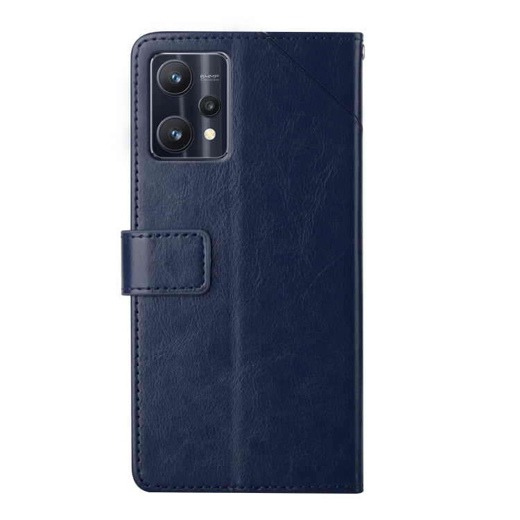 For OPPO Realme 9 Pro+/Realme 9 4G Y Stitching Horizontal Flip Leather Phone Case