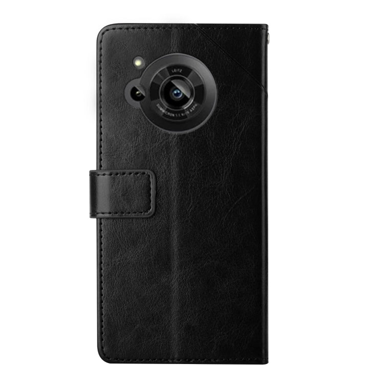 For Sharp Aquos R7 Y Stitching Horizontal Flip Leather Phone Case