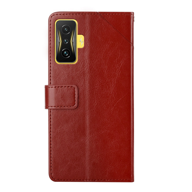 For Xiaomi Poco F4 GT Y Stitching Horizontal Flip Leather Phone Case